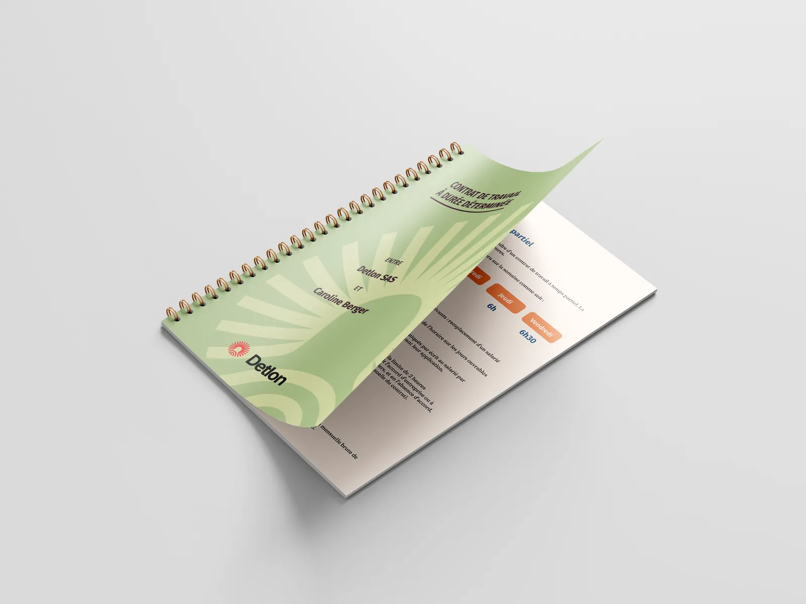 Contrat de travail repensé en Legal Design — VAM Design, Bordeaux